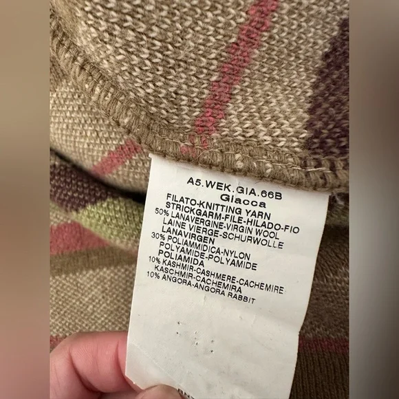Max Mara Embroidered Cardigan Wool Jacket